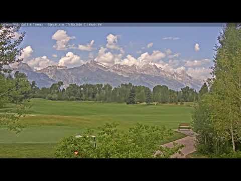 SeeJH.ai: Jackson Hole Golf & Tennis Timelapse - July 18, 2026