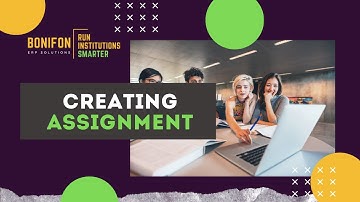 How to Create Assignment using Bonifon ERP | For teachers