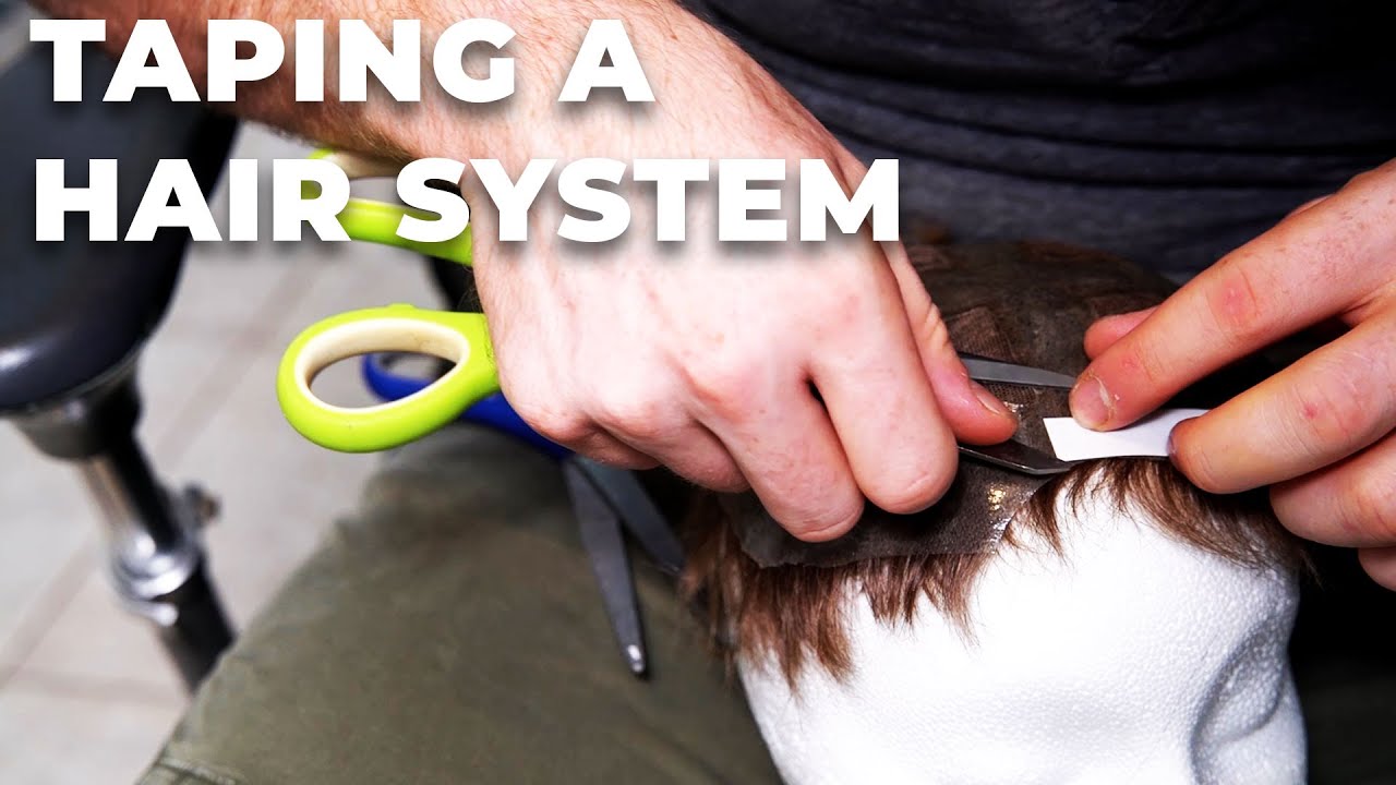 How and Why I use Tape on a Hair System Reinstall YouTube
