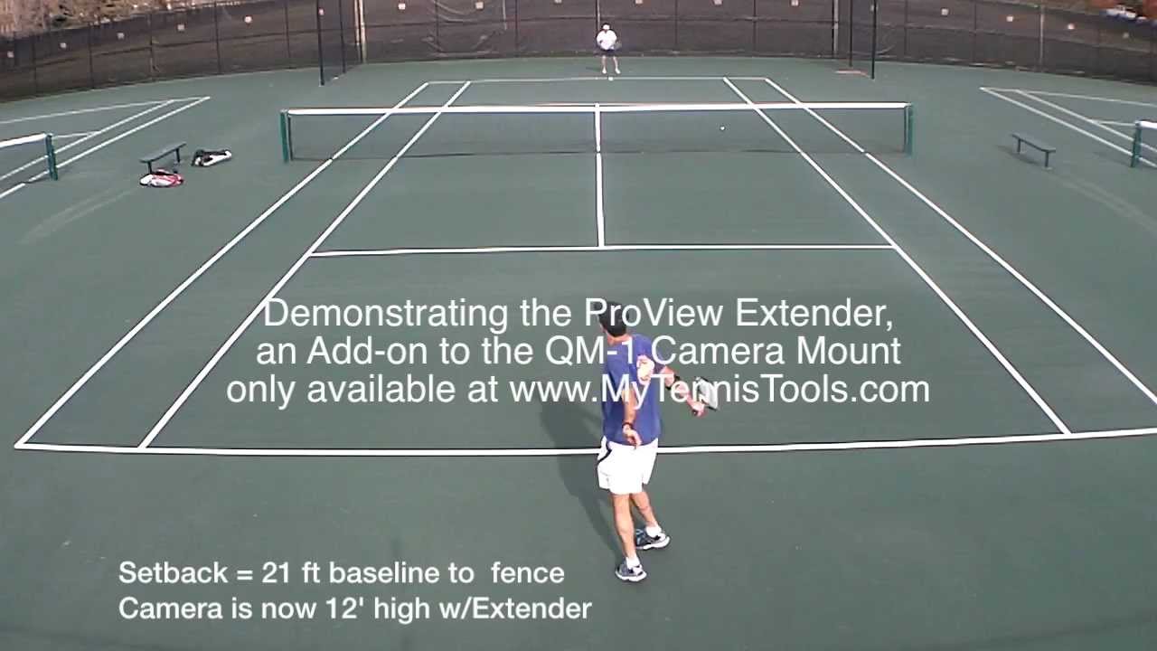 Tennis Camera Mount Using the ProView Extender YouTube