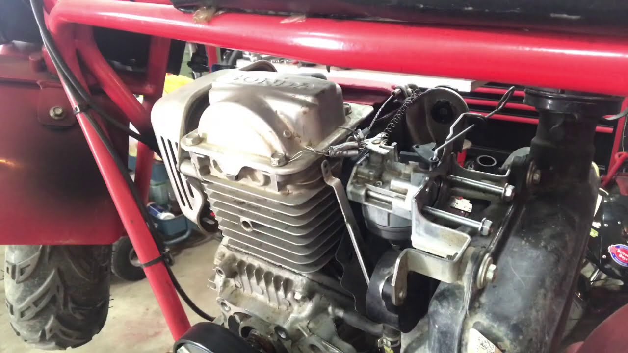Mini Bike Throttle Linkage (Dirtbug with a Honda GC190) - YouTube