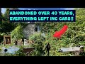Unbelievable Discovery! Abandoned Home Left Over 40 Years Everything Left Cloths, Food And Even Cars