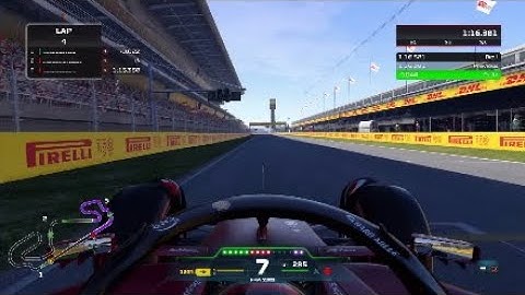 F1 22 Time Trial Spain Hotlap 1:16:381 + Setup (Controller)