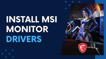 How to install any MSI monitor display drivers and MSI display kit 2025