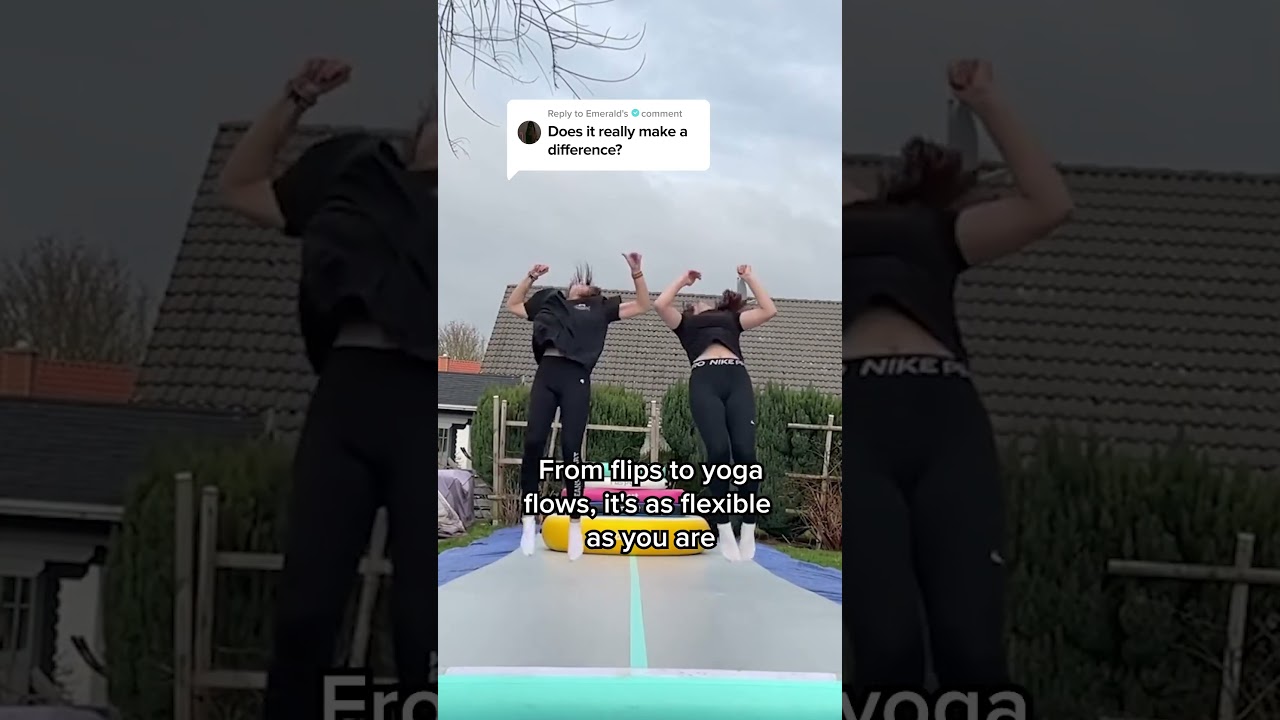 EVERFIT AIR TRACK GYMNASTICS TUMBLING EXERCISE MAT 1