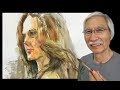 水彩画の基本〜女性の横顔を描くコツ How to draw the female face side view | Watercolor Tips