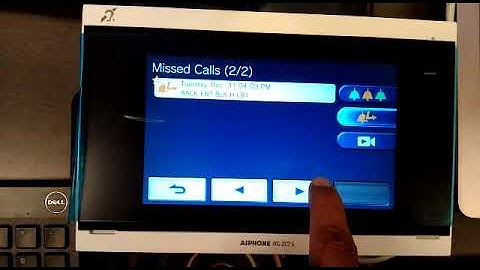 Aiphone IXG Indoor Intercom Unit Reset top right corner blinking light
