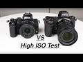 Nikon Z50 vs Z6 High ISO test. ISO 100 - 51,000