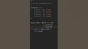 How to Find Magic Items in Python Fast!