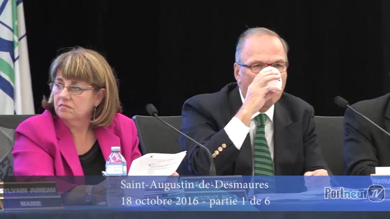Conseil de ville. StAugustindeDesmaures 18 octobre 2016 partie 1