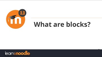 09. What are blocks in Moodle 3.3