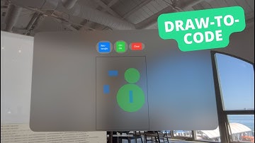 Draw to code on Vision Pro. Paint Editor.