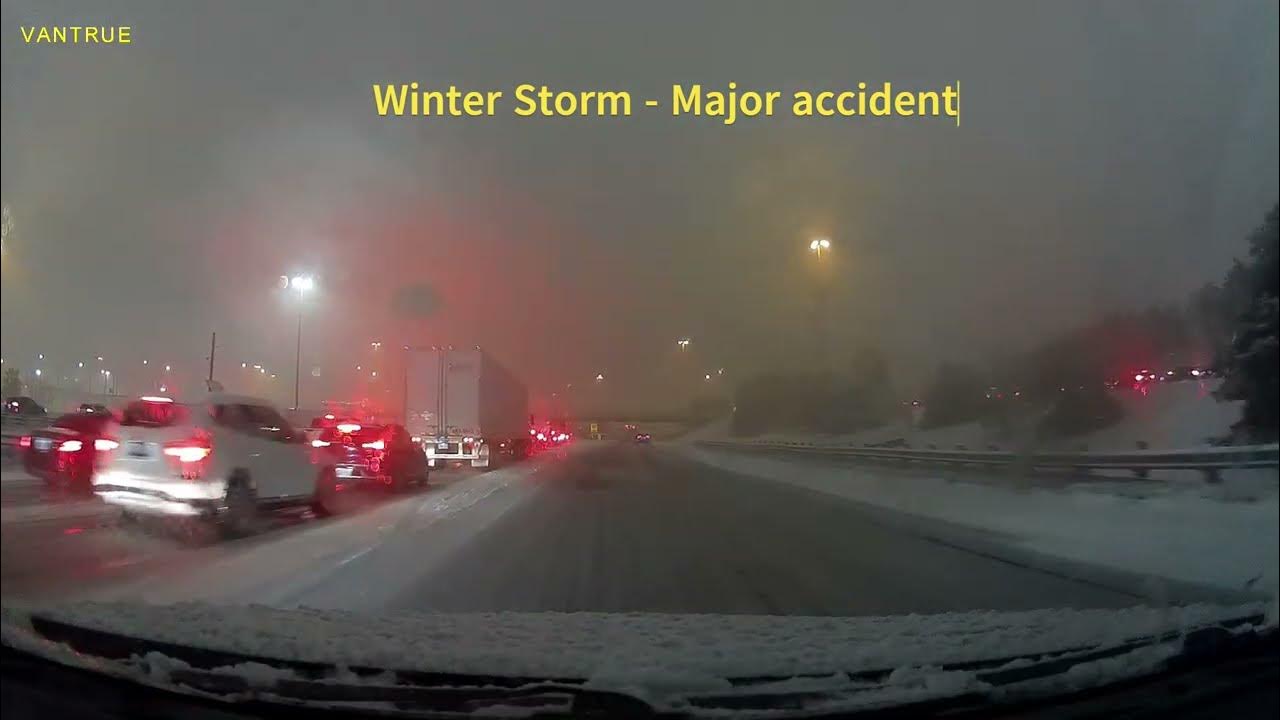 Major Accident Road Closure Winter Storm Canada 2024 YouTube