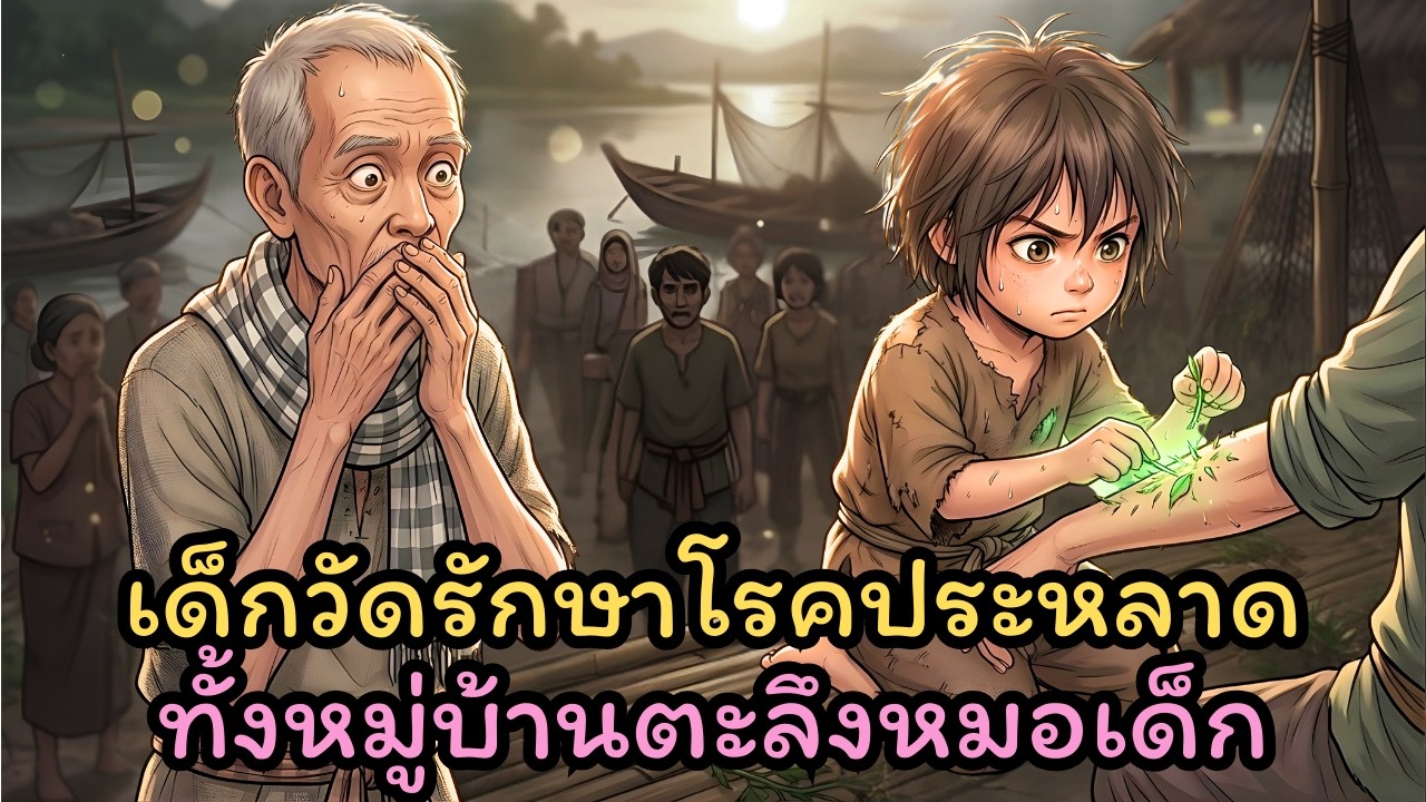 หมอเทวดาตัวน้อย ช่วยหมู่บ้านประมงรอดพ้นโรคร้าย อึ้งทั้งตำบล #นิทานพื้นบ้าน #นิทานก่อนนอน #นิทานสอนใจ