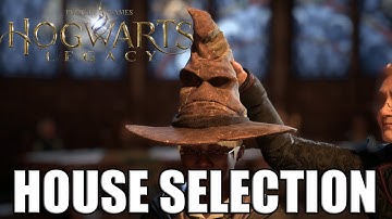 HOUSE SORTING CEREMONY - Gryffindor, Slytherin, Ravenclaw, Hufflepuff | Hogwarts Legacy