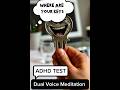 ADHD Test: Where Are Your Keys? Dual Voice Meditation