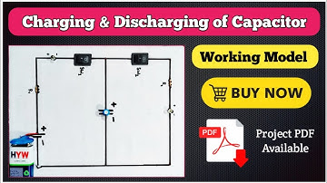 charging and discharging of capacitor working model | Physics Project for class 12