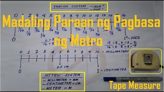 Paano ang Pagbasa sa Metro or Tape Measure ng madaling Paraan | Full Tutorial | GM AutoTech