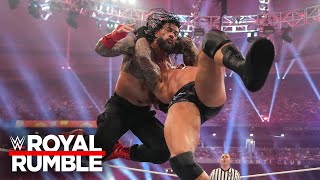 Randy Orton RKOs EVERYBODY including Roman Reigns: 2024 Royal Rumble highlights