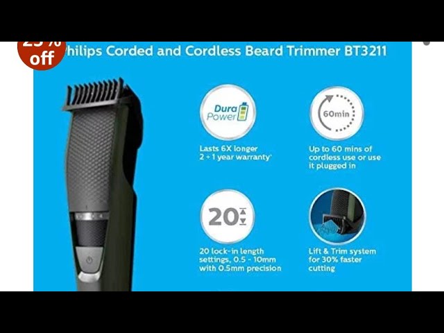 philips bt3211 trimmer