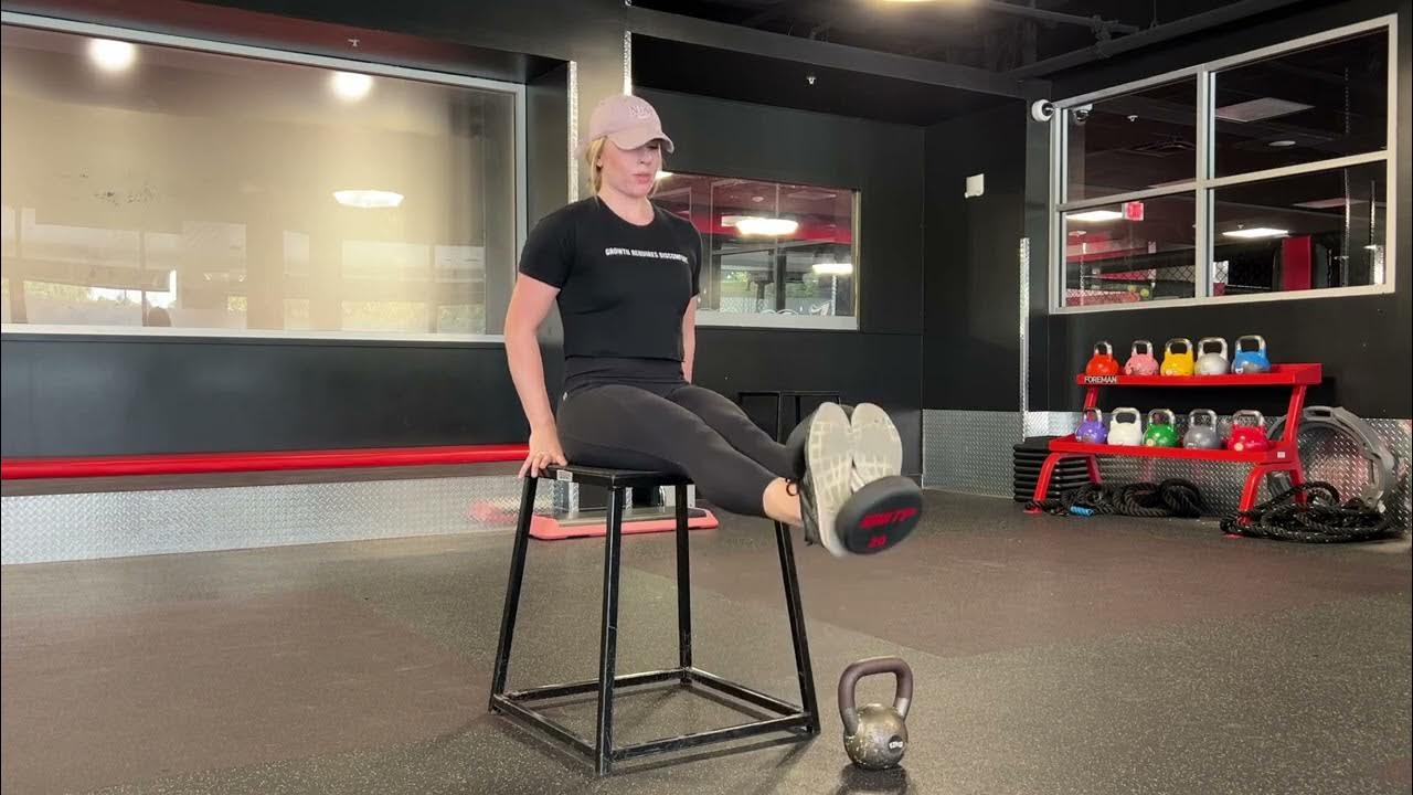 Leg extension db kb youtube
