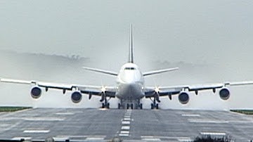 747 Take Off On Short Runway | Bournemouth International Airport | Plato Video | 18.11.02