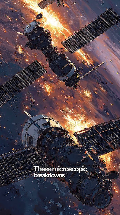 Space Isn’t Empty! ⚡ Satellites Are Getting Electrocuted in Earth’s Orbit #shorts
