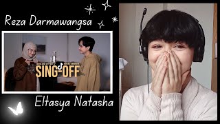 Reza Darmawangsa - SING-OFF TIKTOK SONGS vs Eltasya Natasha (Part 17) [Reaction Video] So in Love! 😊