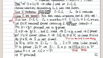 02.10 Hypersurfaces and unique factorization domains