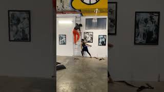 Exposition Inner Cartogaphies. 4 Echelle. Danseurs : Cleo Laigret &amp; Ina.O, Rosalie Sarda.