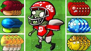 Who Wins? - Team Nuts Vs Team Mushrooms Vs Ultra Imp Zombie - PvZ 1 Hybrid Challenges