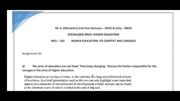 MES 101 SOLVED ASSIGNMENT 2022 / PDF WATSAPP ME 8228091239 maedu ignou #ignou