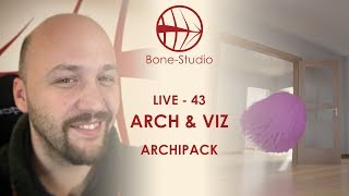 [ENG] 🇪🇸 Live 43 ▶ Ach&Viz 2.8 🏡 ARCHIPACK 2.0 Tutorial 🏘