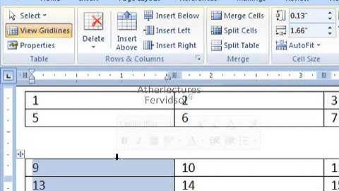 Lecture No 21 Table options Ms Word 2007 Computer Training in Urdu