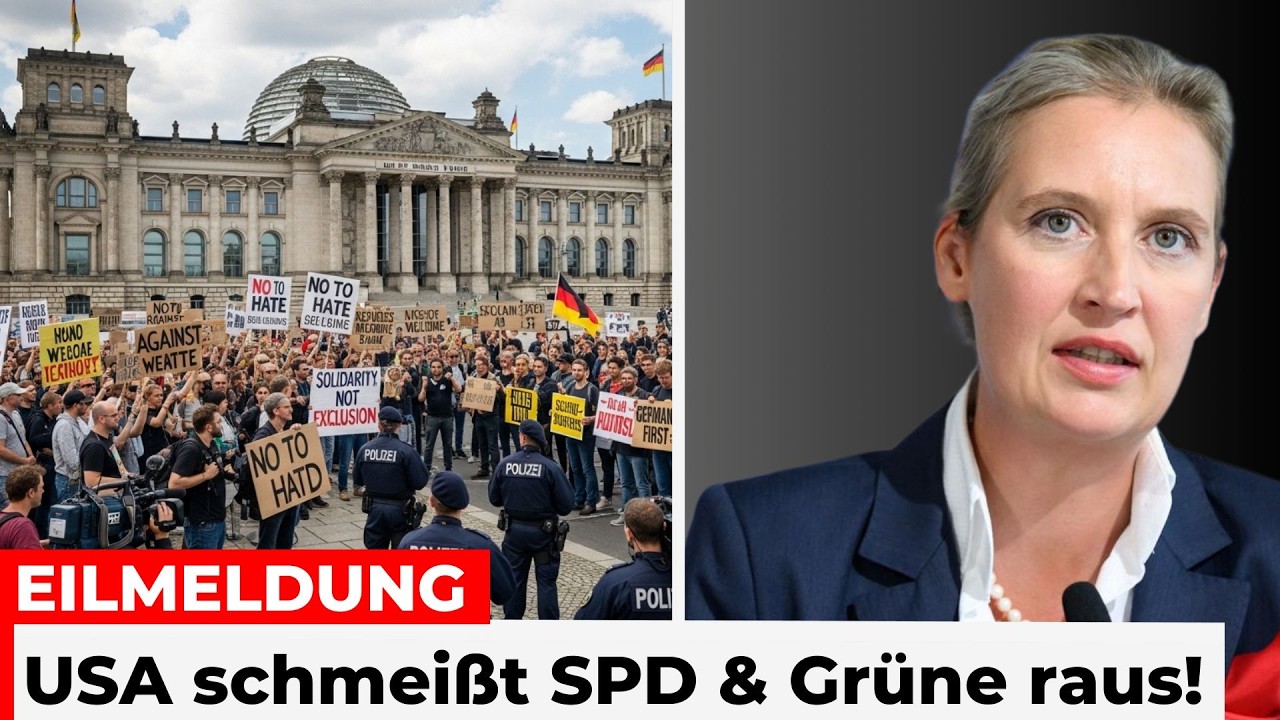 💥 USA schließen SPD und Grüne aus – Gespräche nur mit AfD und CDU!