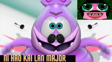 NI HAO KAI LAN MAJOR Gummy bear Klasky Csupo Pinkfong SpongeBob Cocomelon Peppa Pig Minions