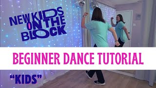 NKOTB "Kids" Dance 🩷🧡 BEGINNER DANCE TUTORIAL 🩷🧡 Music Video Choreography 🩷🧡 New Kids On The Block