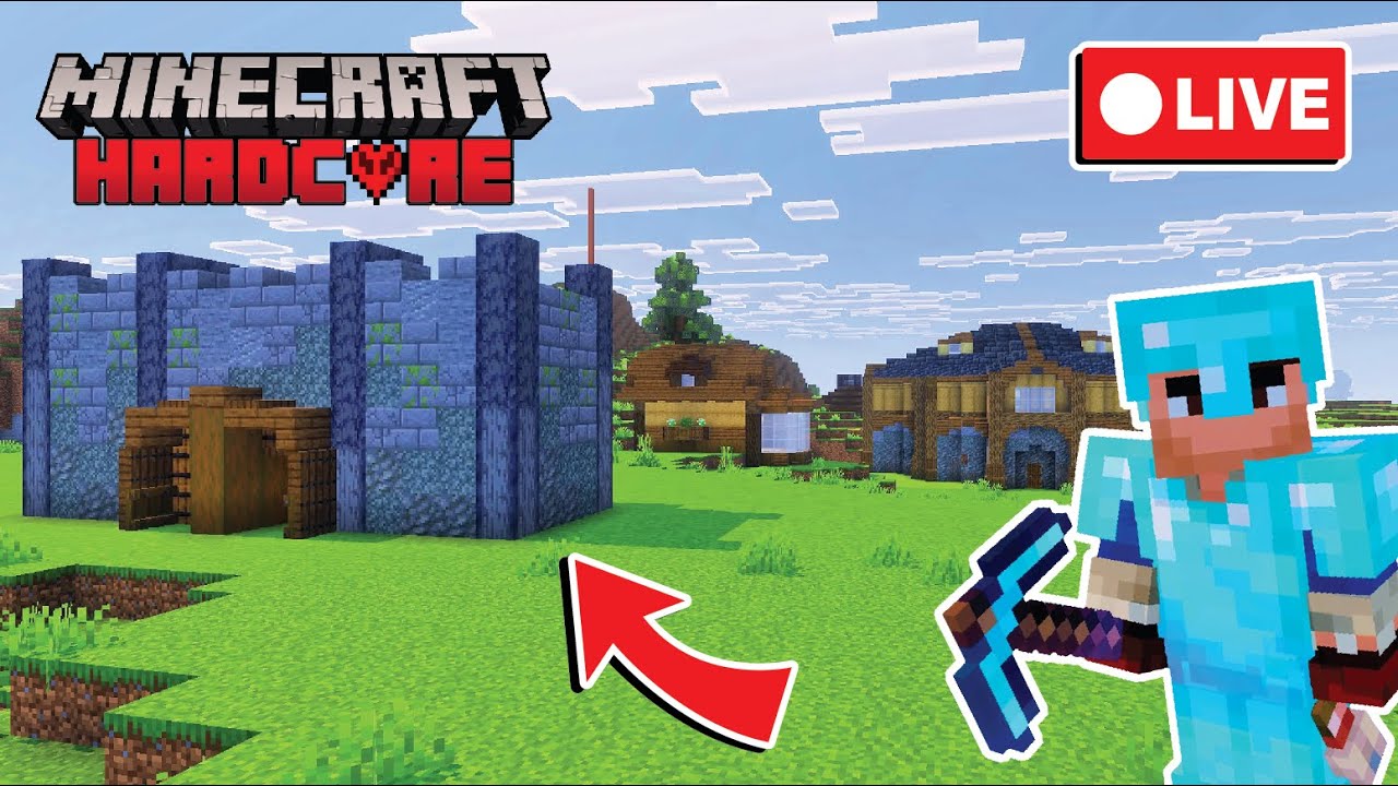 EXPANDING MY CUSTOM VILLAGE! Minecraft Hardcore Episode 27 - YouTube