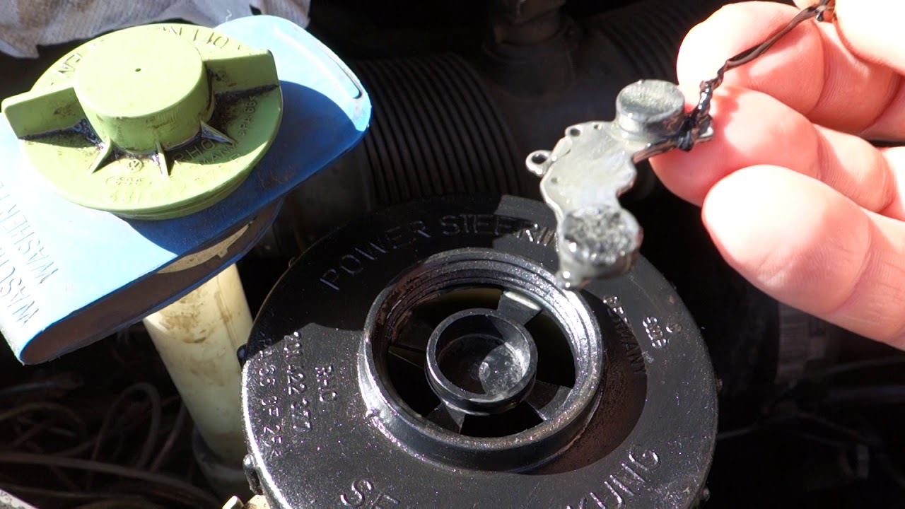 Магниты собирают грязь в бачке ГУРа, это за неделю. - YouTube