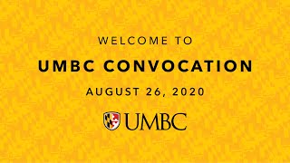 UMBC Convocation 2020