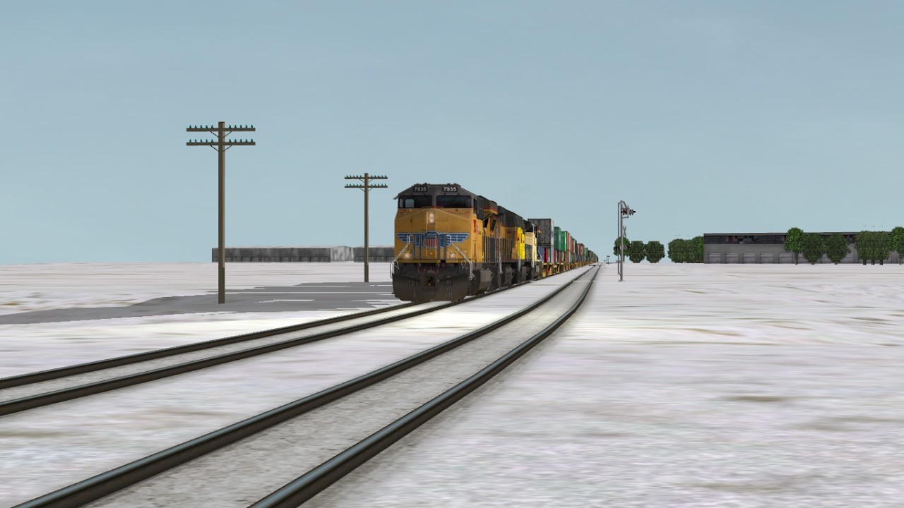 ORTS: Fast UP C45ACCTE #7935 WB IG4TA-03 At Clinton, IA