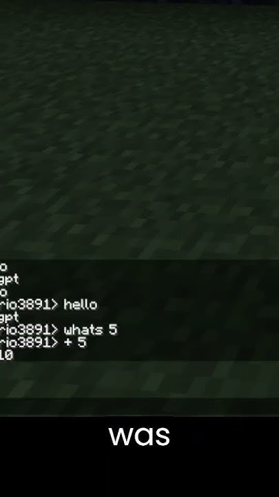 I Made a Ai Chatbot in Minecraft #Minecraft #redstone #GPT #Ai #gptchat ...