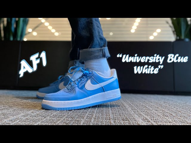 Nike Air Force 1 '07 White/University Blue Men's Shoe