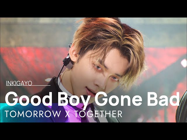 TOMORROW X TOGETHER(투모로우바이투게더) - Good Boy Gone Bad @인기가요 inkigayo 20220515 class=