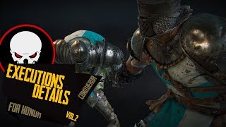 All Conqueror executions with details - For Honor