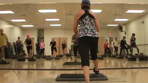 Basic Step Aerobics Cardio Class