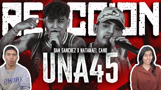 REACCIÓN II Dan Sanchez x Natanael Cano - Una 45 [En Vivo]