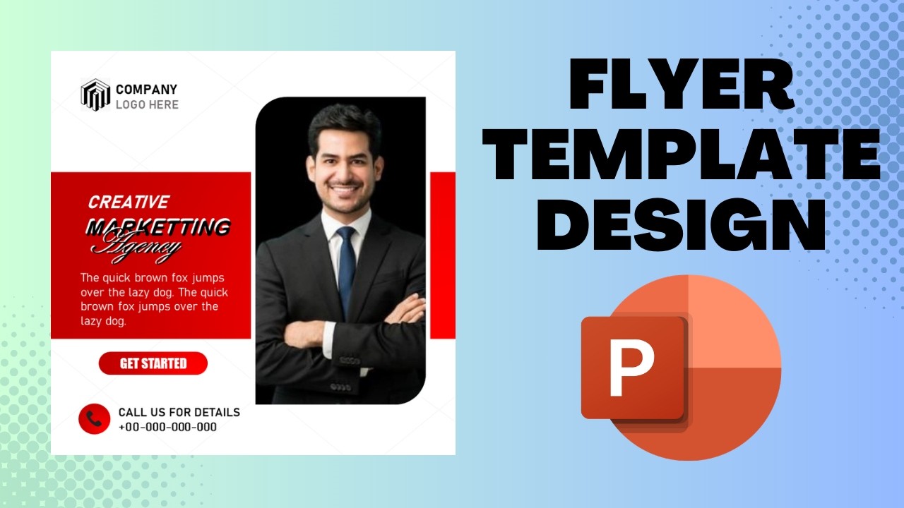 How to Create a Flyer in PowerPoint [Flyer Template Design] - YouTube
