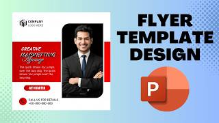 How to Create a Flyer in PowerPoint [Flyer Template Design] screenshot 5