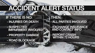 Beware of slick conditions across the region